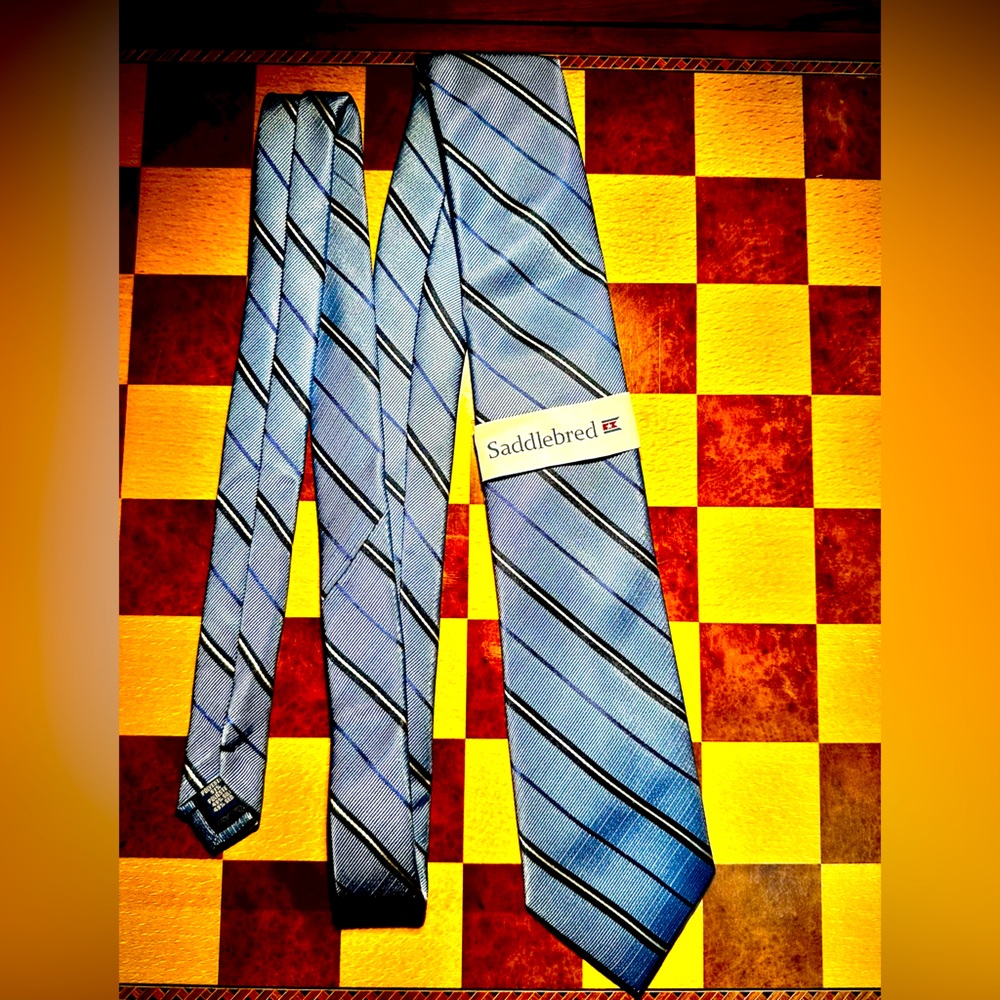 Saddlebred Classic Blue Striped, prestigious, sharp, classic design upgrade